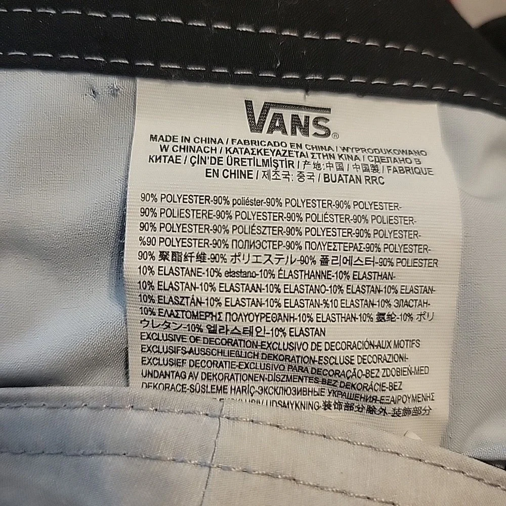 Vans Swim Trunks Youth 27 Red‎ White Blue Stars American Flag Patriotic Unlined